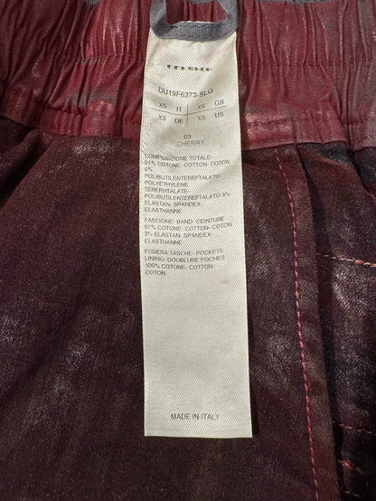 Rick Owens Coated Waxed Trousers