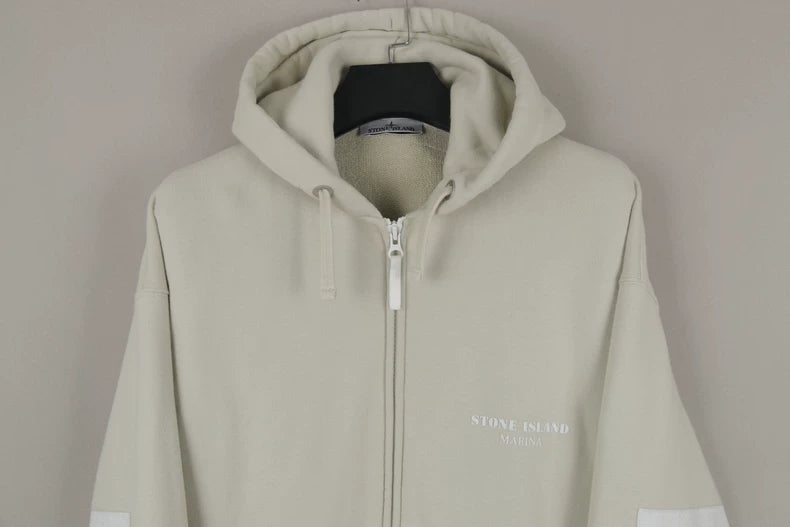 Stone Island Marina Hooded Jacket Beige