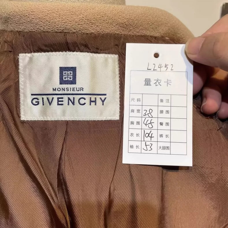 Givenchy Vintage Long Wool Coat for Women