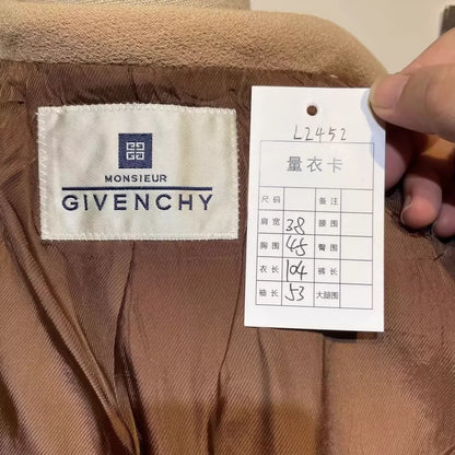 Givenchy Vintage Long Wool Coat for Women