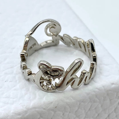 Silver Christian Dior x Kenny Scharf Ring