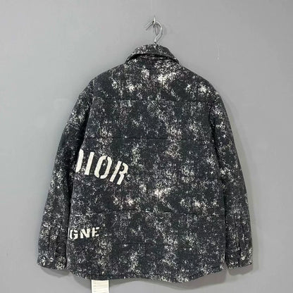 Dior Grey Snowflake Logo Cotton Jacket