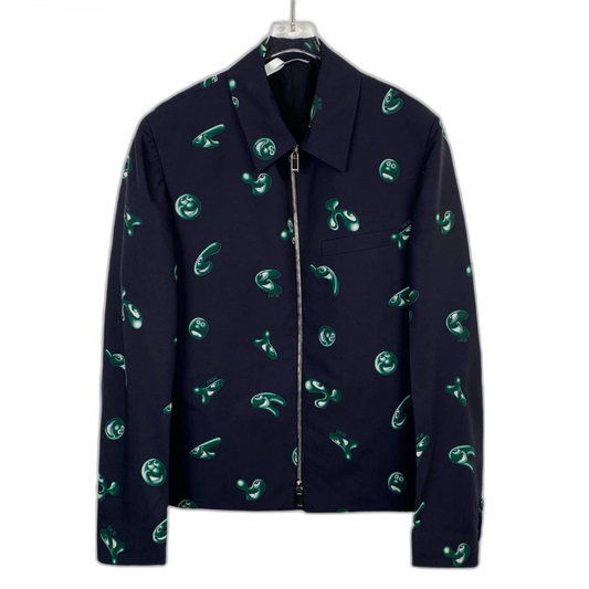 Dior x Kenny Logo Print Zip Jacket