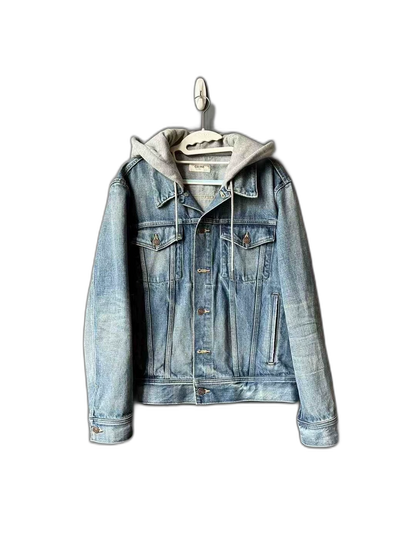 Celine Hooded Denim Jacket for Men