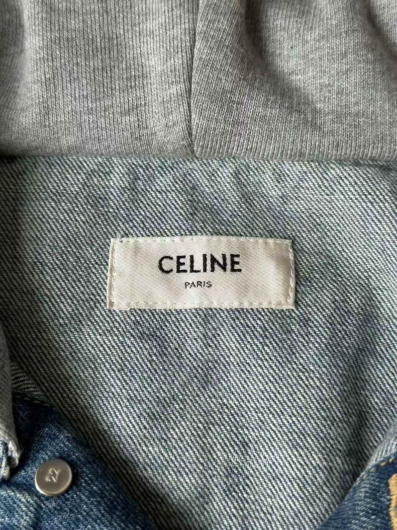 Celine Hooded Denim Jacket for Men
