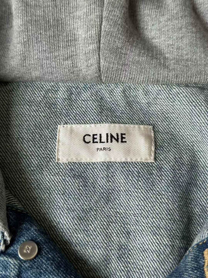 Celine Hooded Denim Jacket for Men