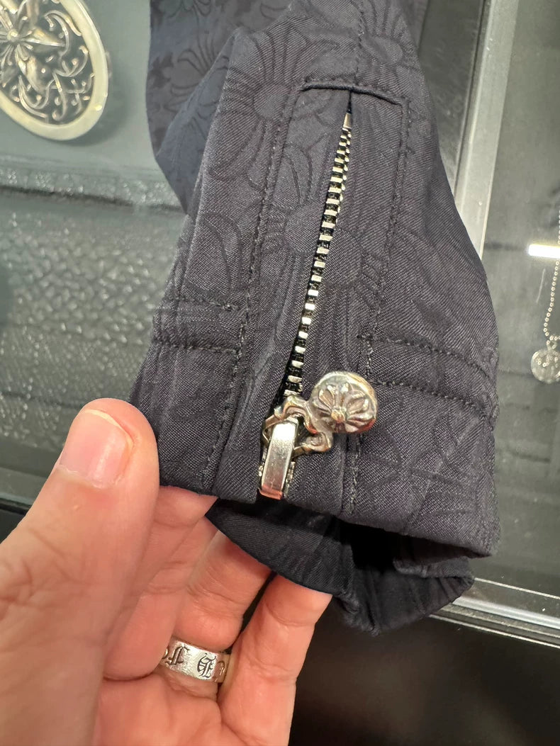 Chrome Hearts Black Nylon Track Pants-yf