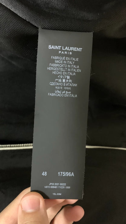 Saint Laurent Embroidered Jacket SLP 21FW