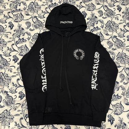 Chrome Hearts Black Hooded Sweatshirt XL