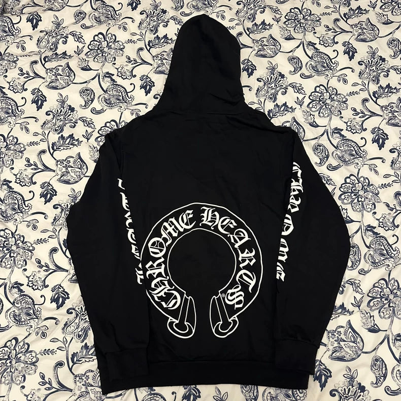 Chrome Hearts Black Hooded Sweatshirt XL