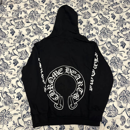 Chrome Hearts Black Hooded Sweatshirt XL