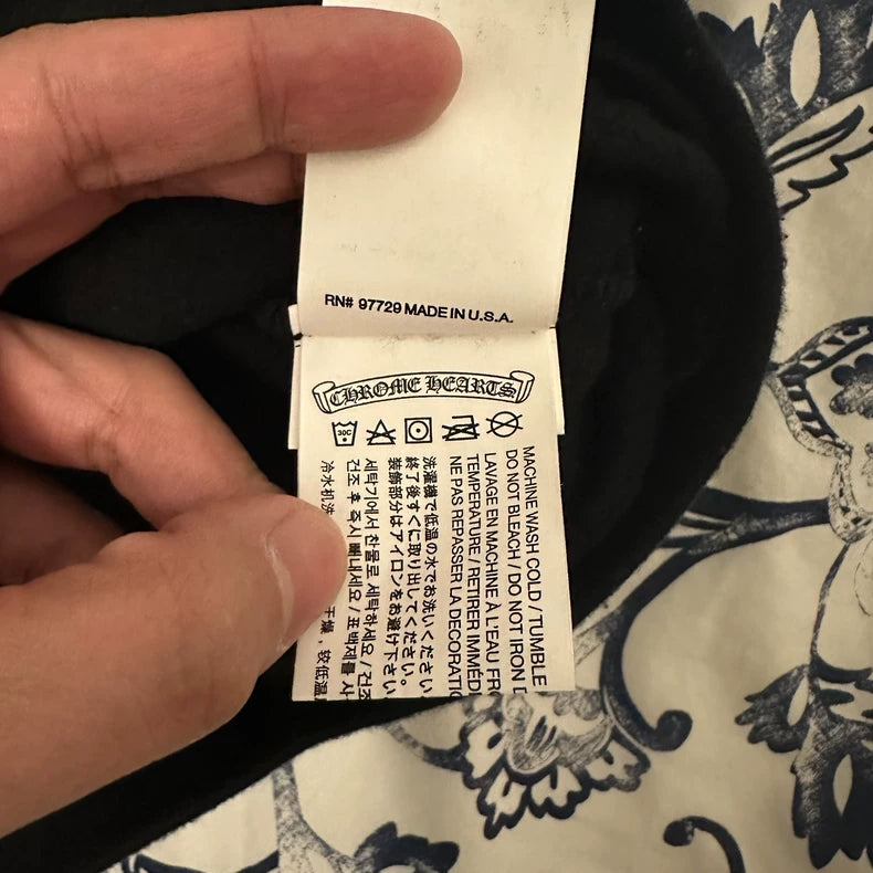 Chrome Hearts Black Hooded Sweatshirt XL