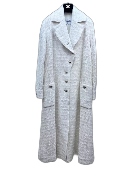 Chanel Long Pearl Coat from Equestrian Collection