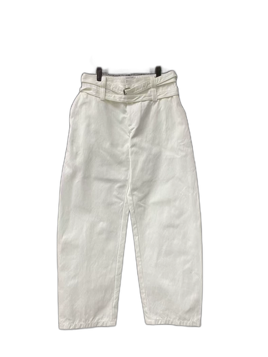 Bottega Veneta White Wide-Leg Denim Pants