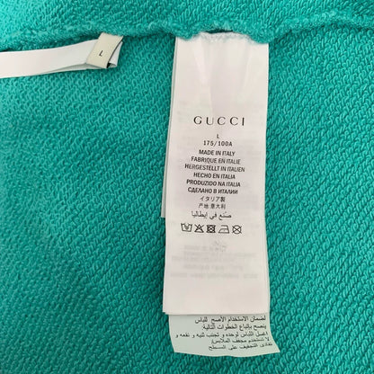 Gucci Logo Print Cotton Long Sleeve Sweatshirt