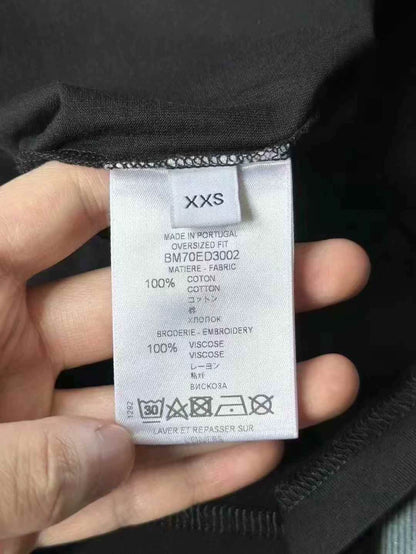 Givenchy Lion Embroidery Logo Short Sleeve T-Shirt