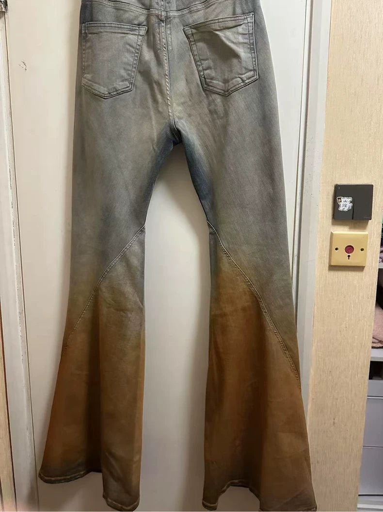 Rick Owens Drkshdw Gradient Flare Jeans