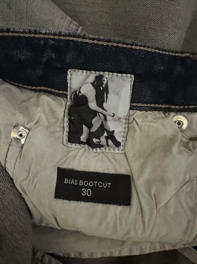 Rick Owens Drkshdw Gradient Flare Jeans