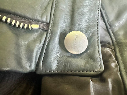 Rick Owens Leather Flared Zip Pants