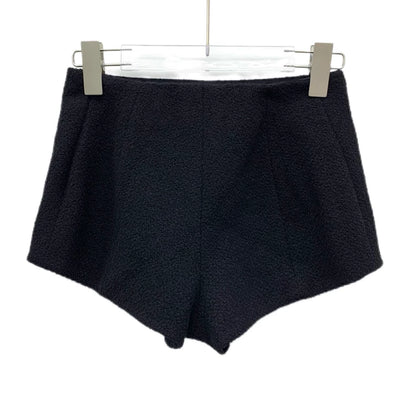 Celine Black Wool Casual Shorts