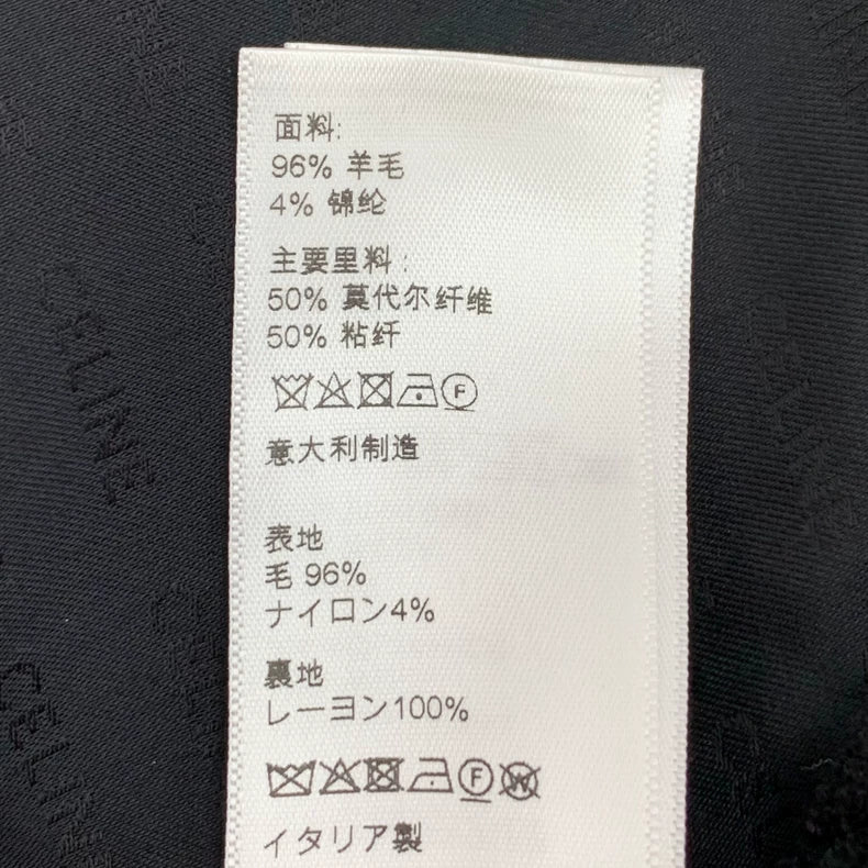 Celine Black Wool Casual Shorts