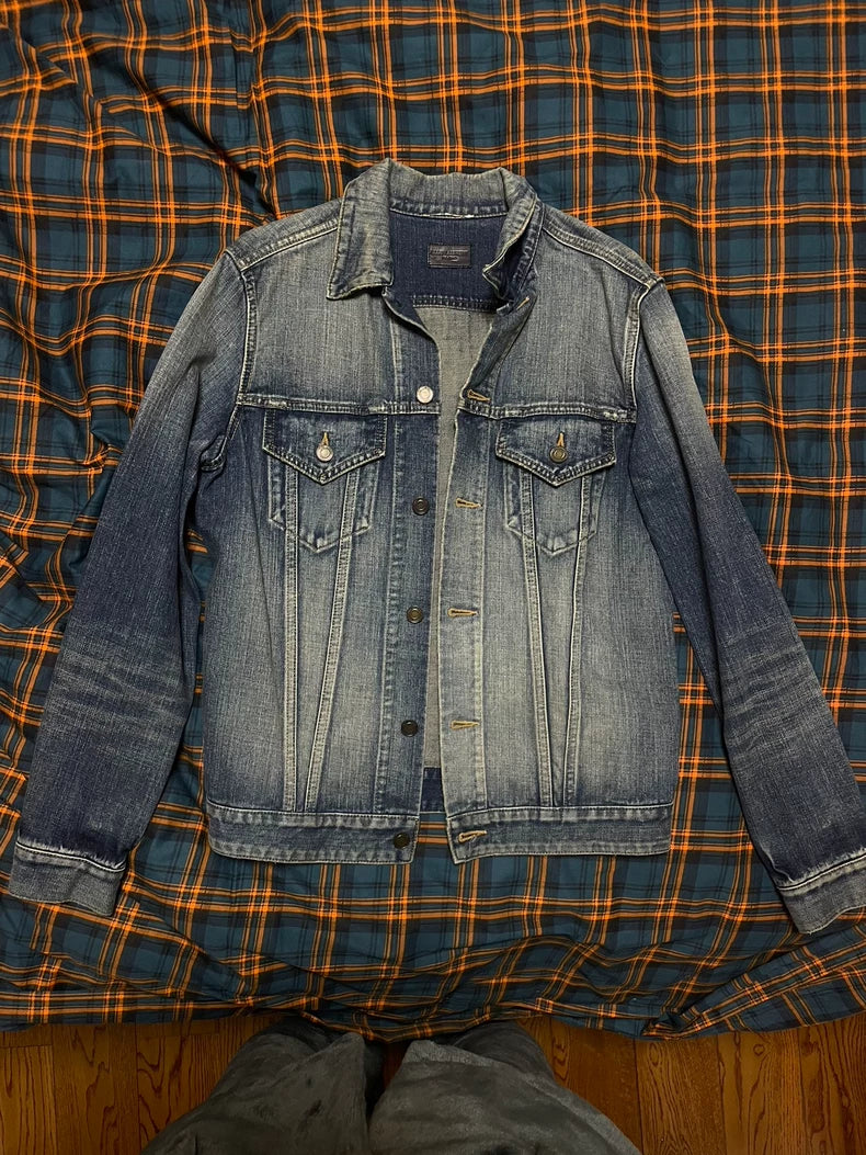 Saint Laurent Denim Jacket in Shark Blue