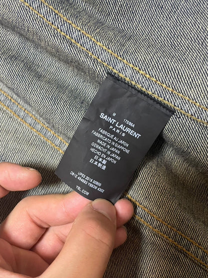 Saint Laurent Denim Jacket in Shark Blue