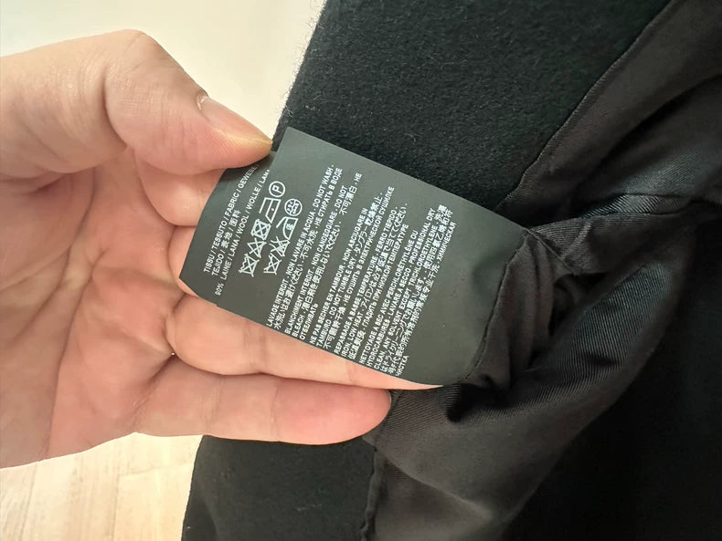 Saint Laurent Black Overcoat Never Worn