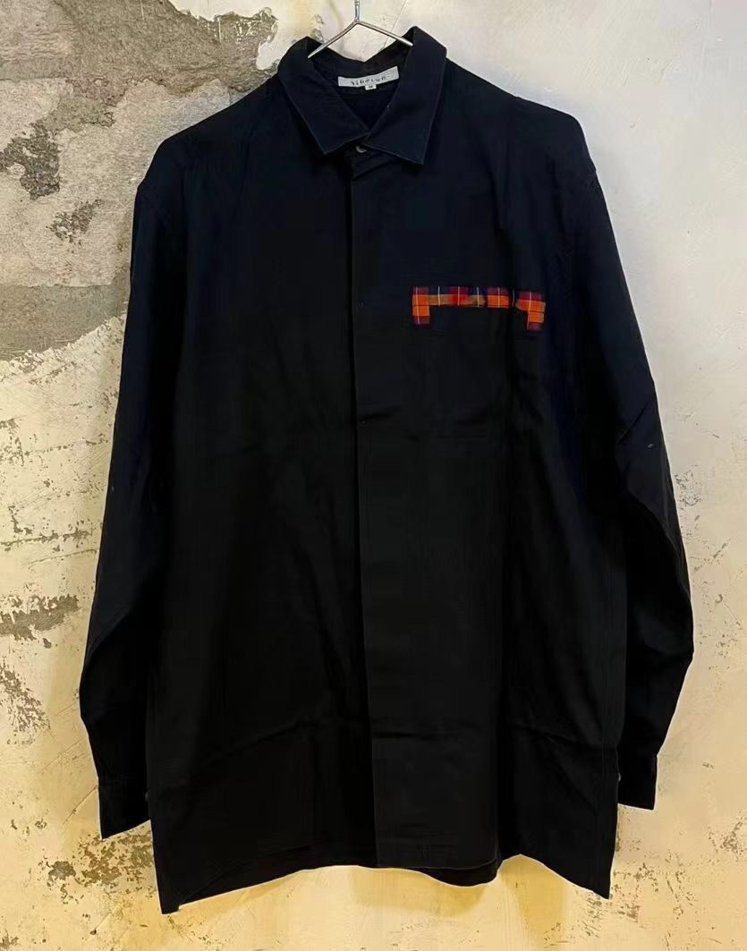 Yohji Yamamoto Y'S For Menvintage Black Cotton Shirt Jacket - DMC