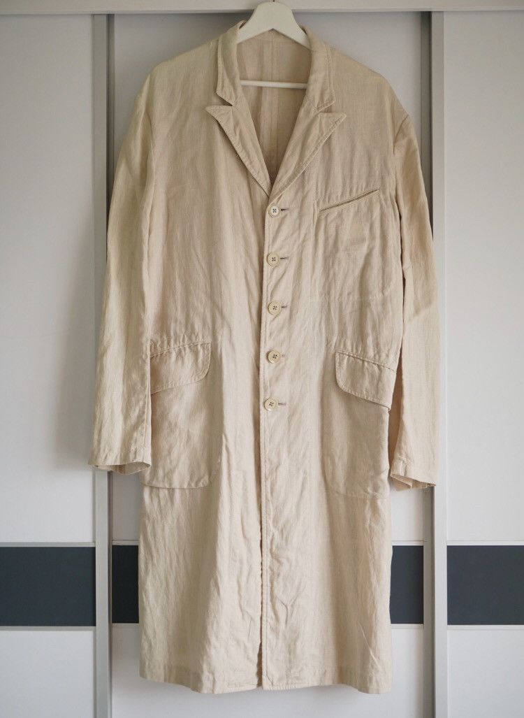 Yohji Yamamoto 15Ss Rice Linen Coat - DMC