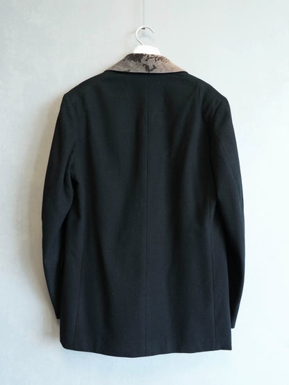 Yohji Yamamoto 01AW Gangster Velvet Collar Jacket