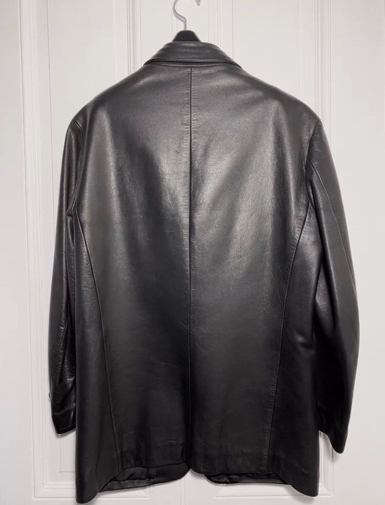 Yohji Yamamoto Pour Aw97 Leather Suit Jacket - DMC