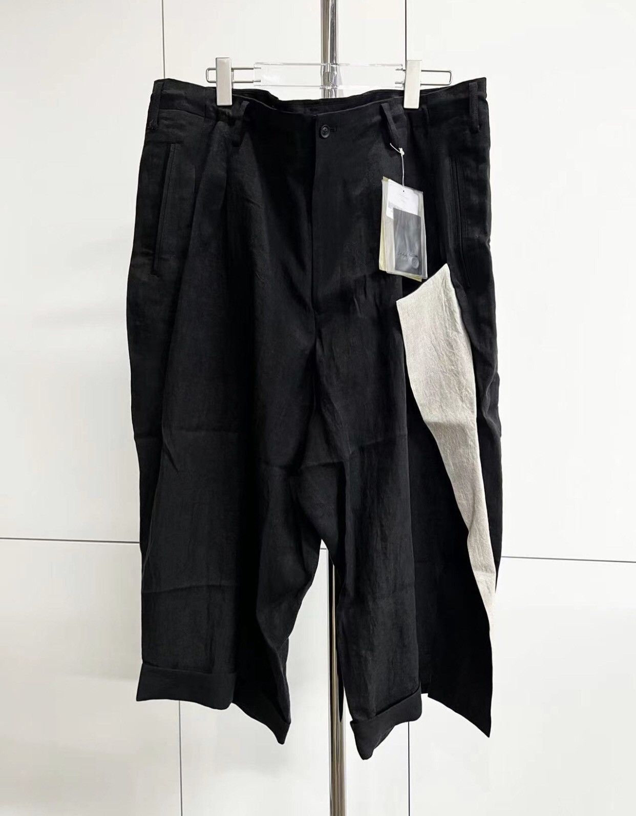 Yohji Yamamoto 22Ss Look 1 Black Slacks - DMC