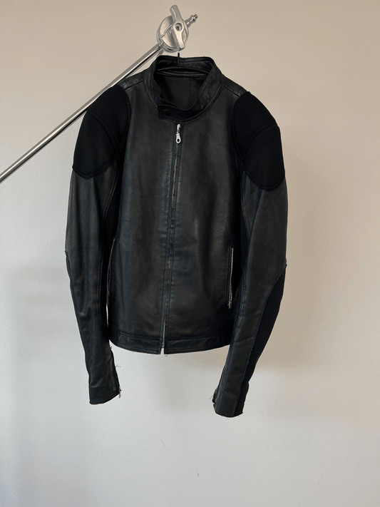 Yohji Yamamoto AAR leather bike jacket - DMC