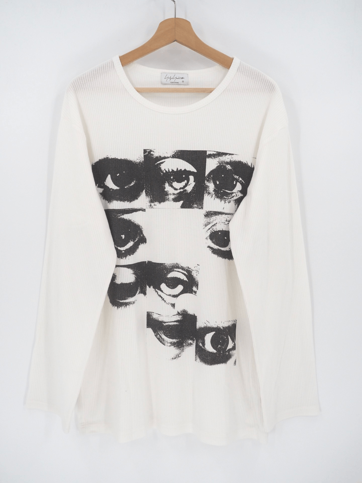 Yohji Yamamoto Pour Homme SS21 12 eyes print L/S Tee - DMC