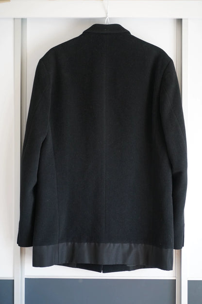 Yohji Yamamoto 01aw Mafia Cashmere Splicing Suit jacket