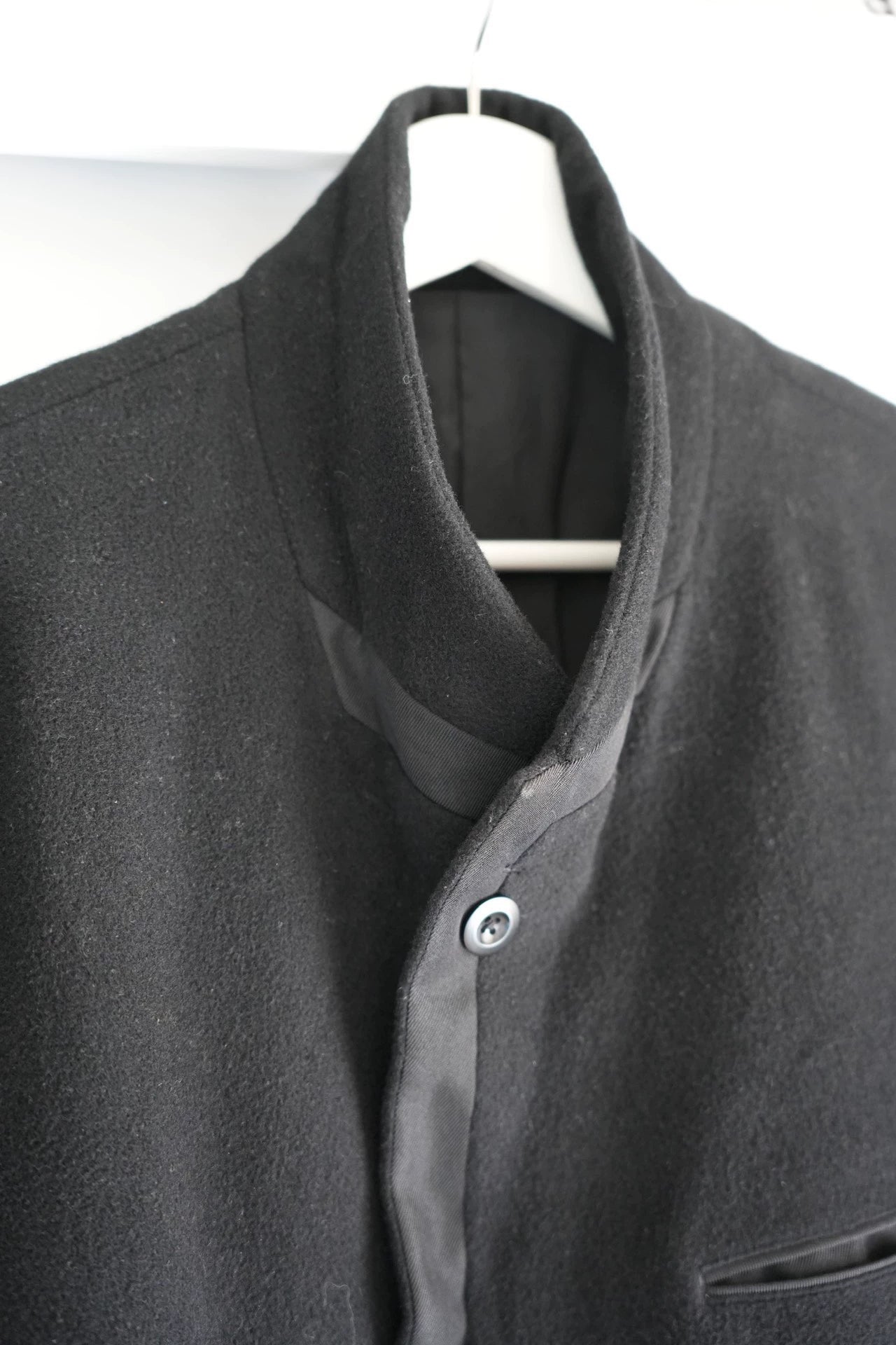 Yohji Yamamoto 01aw Mafia Cashmere Splicing Suit jacket