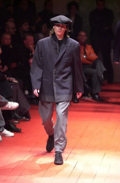 Yohji Yamamoto 01aw Mafia Cashmere Splicing Suit jacket