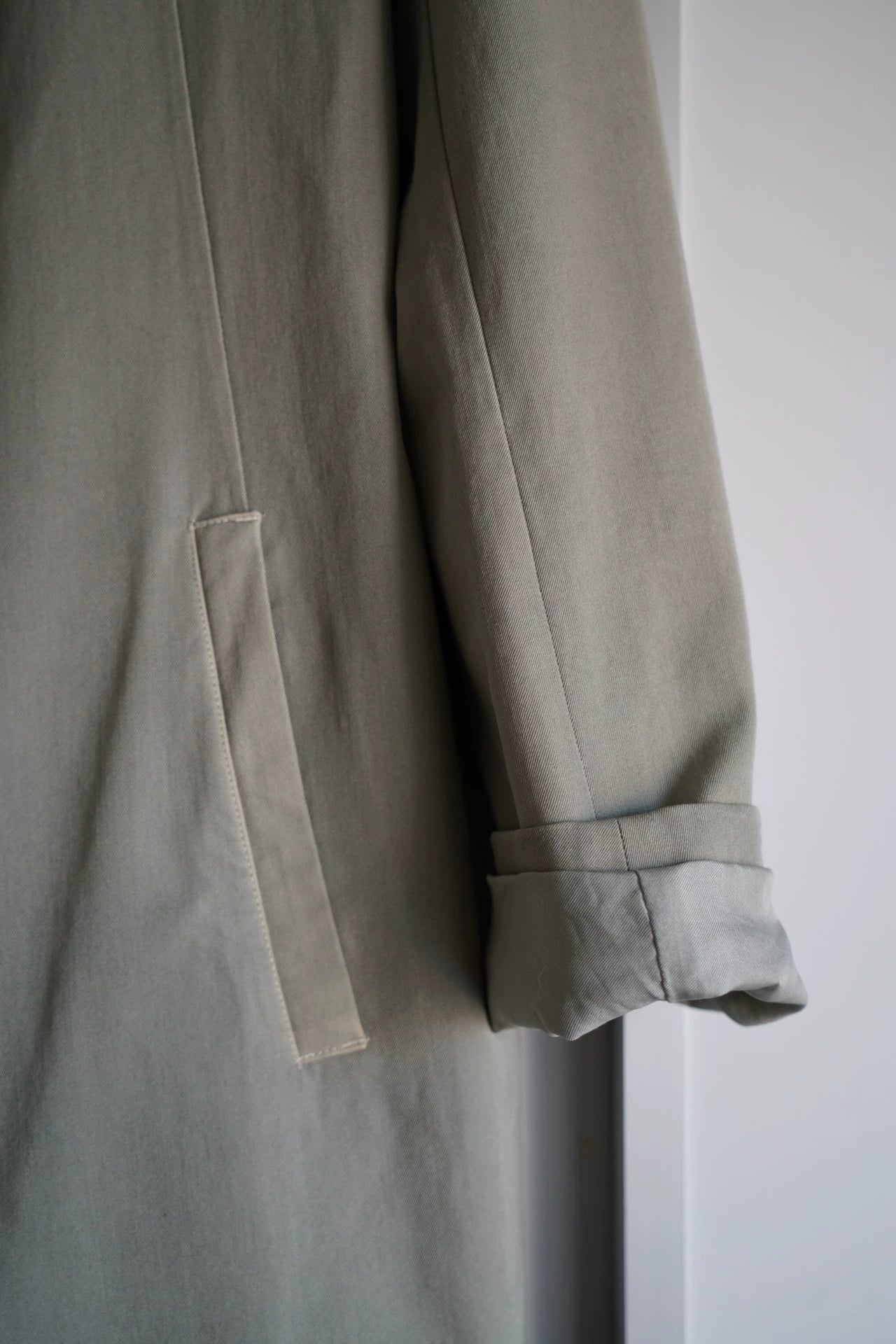 Yohji Yamamoto 02ss silk lined long suit jacket