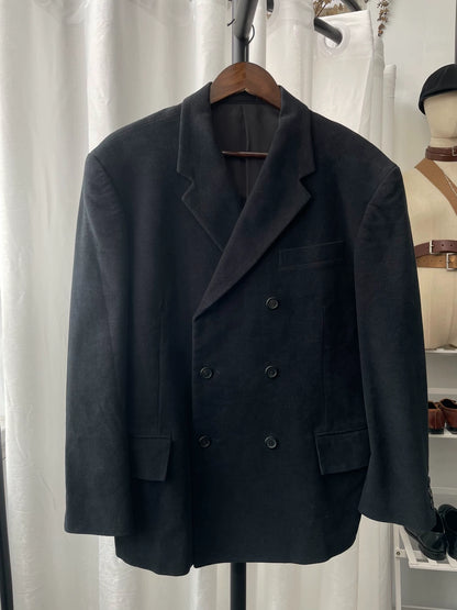 Yohji Yamamoto black suit jacket