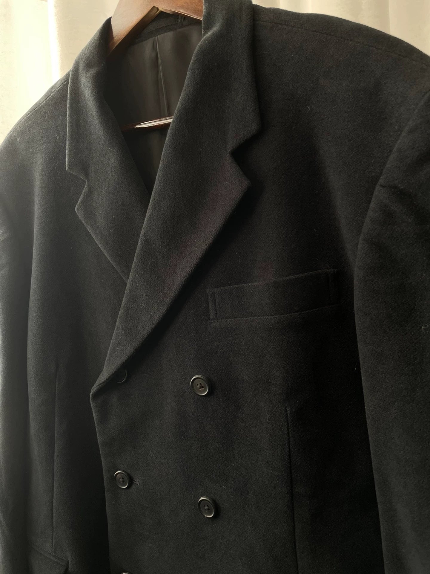 Yohji Yamamoto black suit jacket