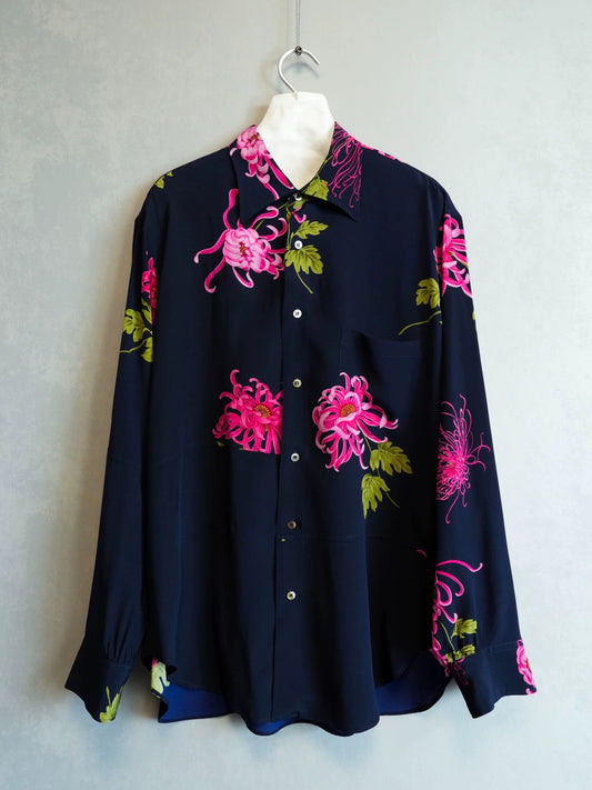 Yohji Yamamoto 96SS Seaside Flower Silk Shirt