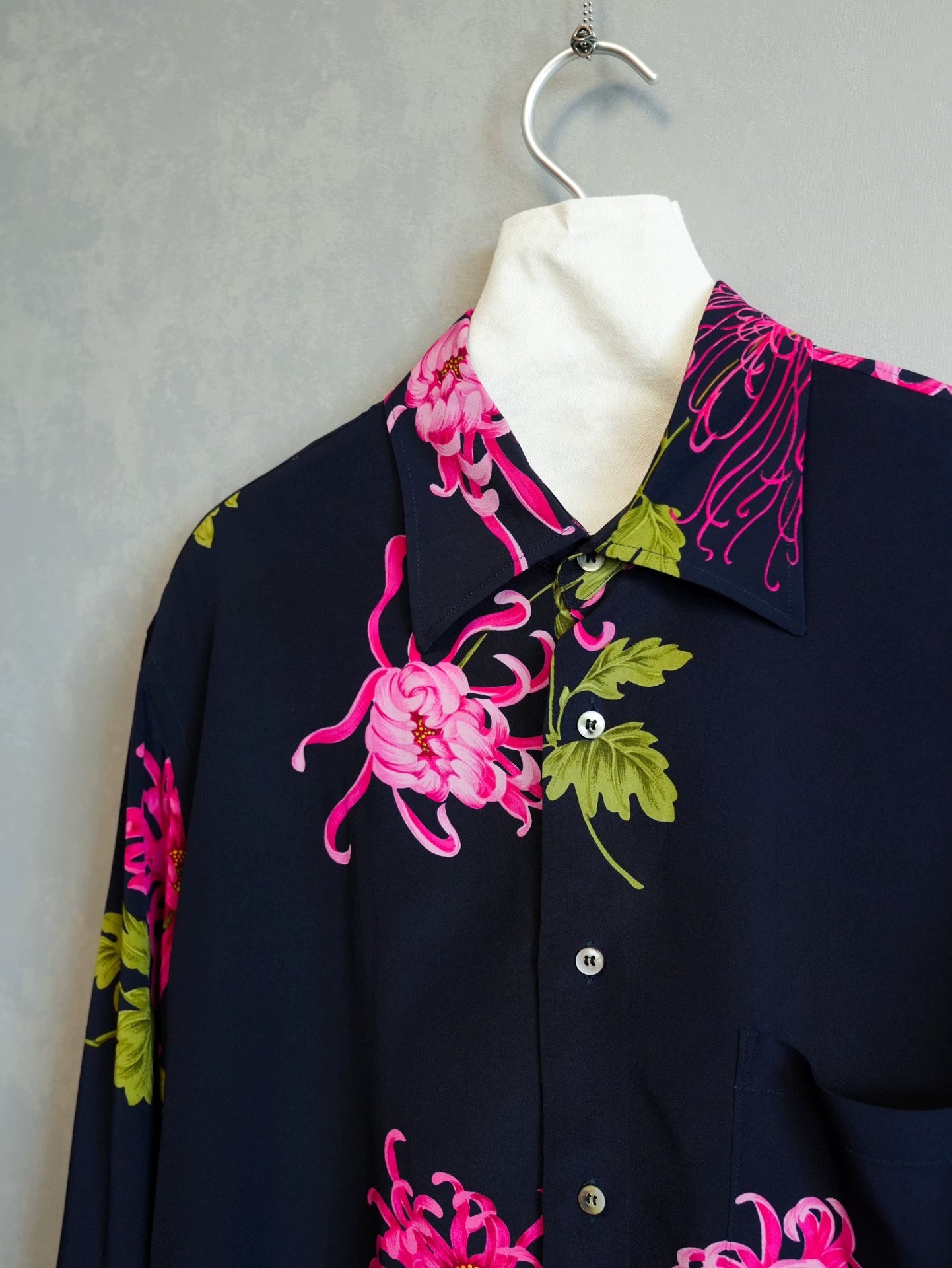 Yohji Yamamoto 96SS Seaside Flower Silk Shirt