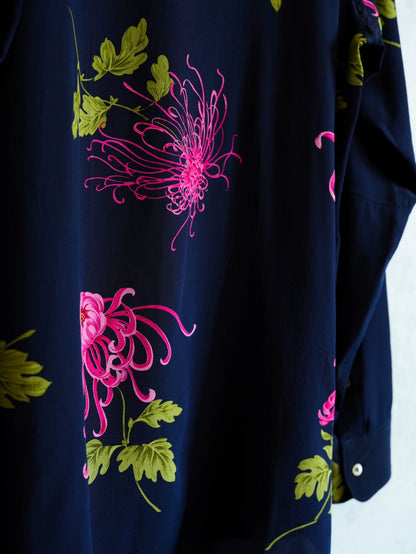 Yohji Yamamoto 96SS Seaside Flower Silk Shirt