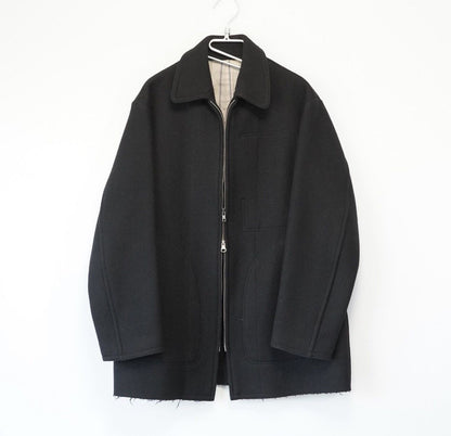 Yohji Yamamoto Sheep Zipper Heavy Coat - DMC