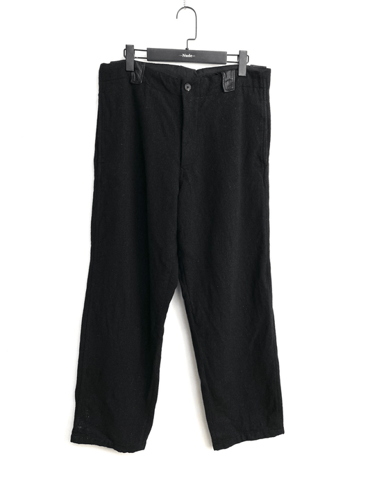 Yohji Yamamoto leather belt joint trousers - DMC