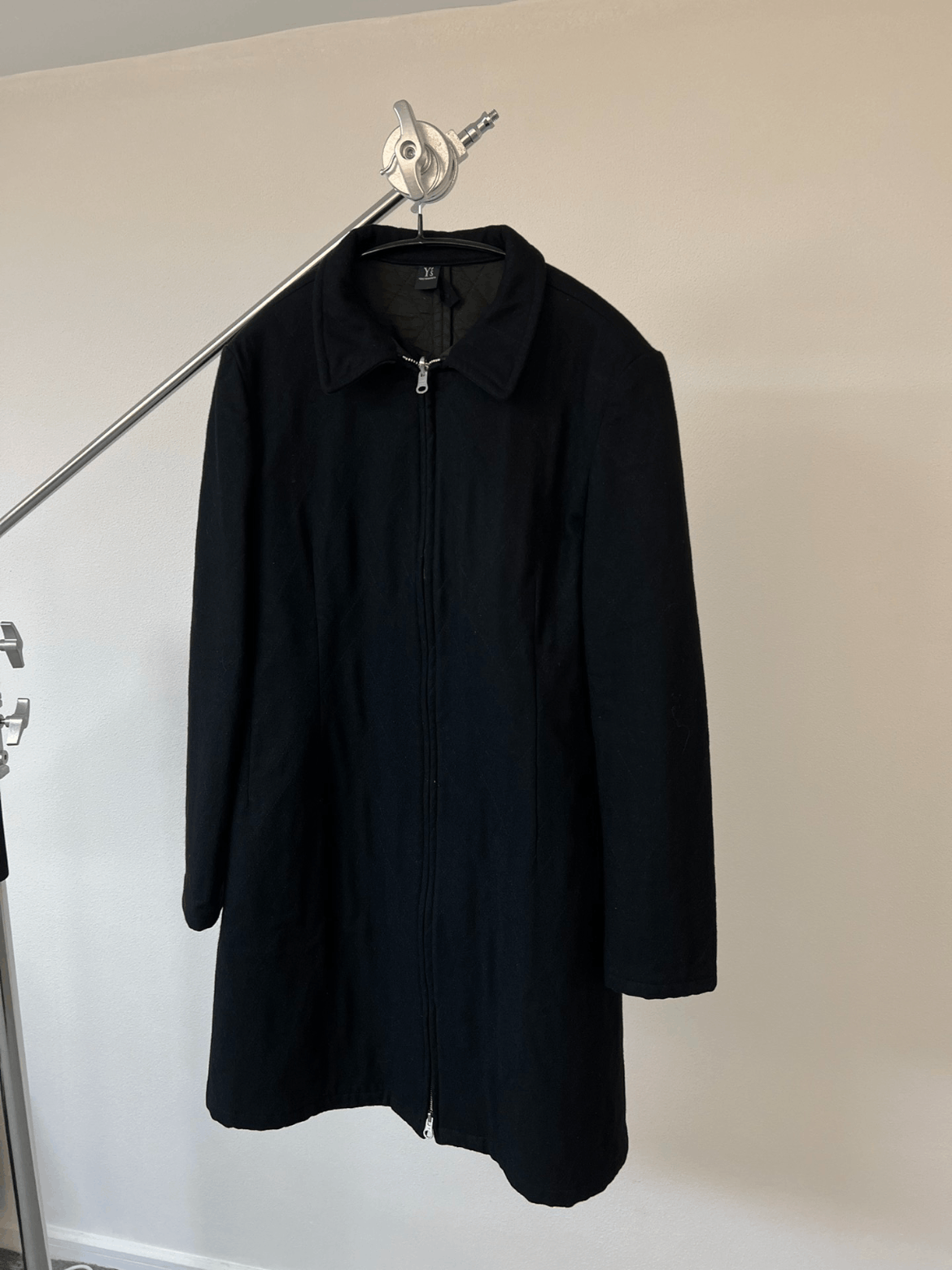 Yohji Yamamoto Y's for men detailed wool coat - DMC