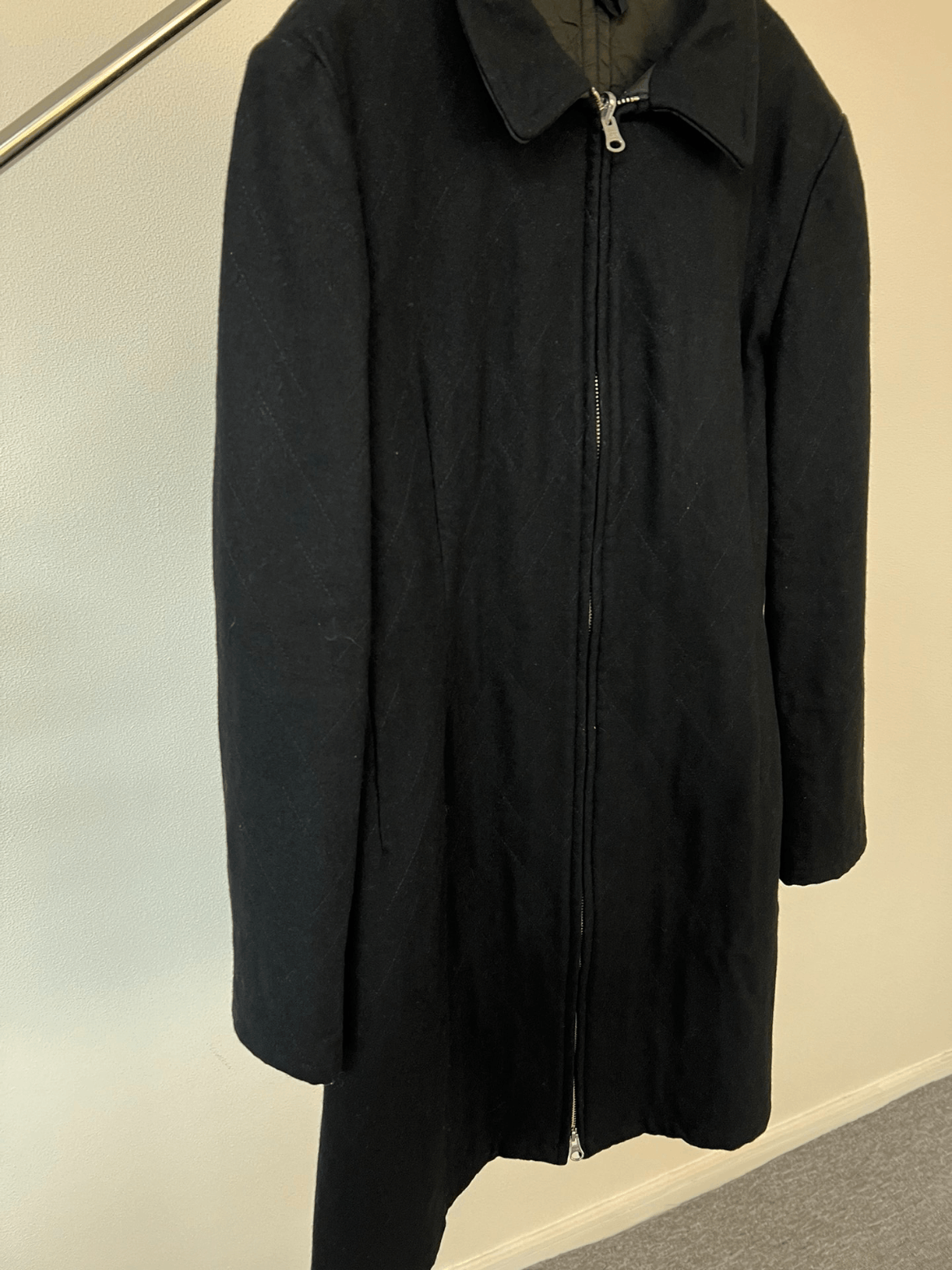 Yohji Yamamoto Y's for men detailed wool coat - DMC