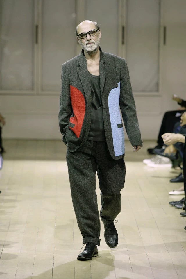 Yohji Yamamoto 09ss Eight character Embroidered Needle Suit jacket