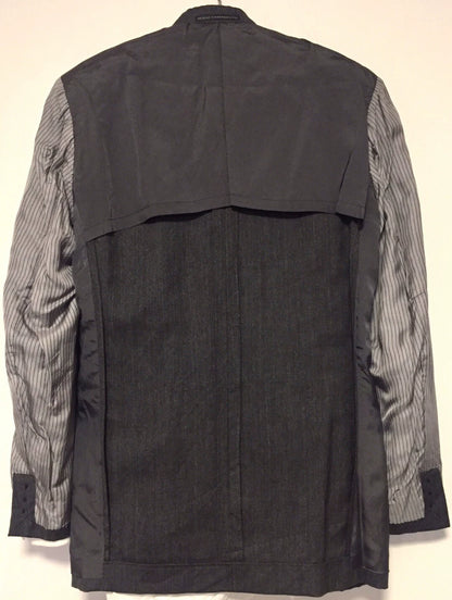 Yohji Yamamoto Y's for Men Grey Silk Wool Suit jacket